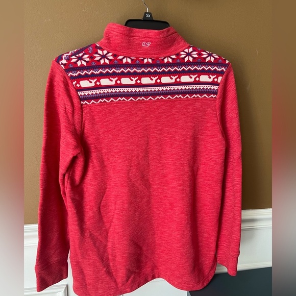 Vineyard Vines Whale Isle Shouldr Heather Relaxed Relaxed Curved Hem Shep Shirt - Picture 4 of 7